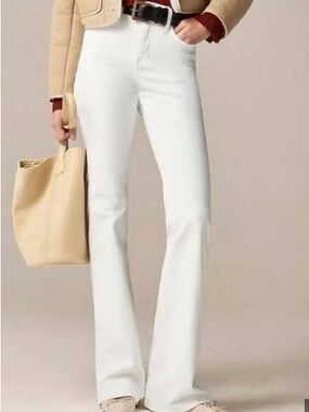 J. Crew NWT ReImagined ‘03 Bootcut White Jeans sz 25T